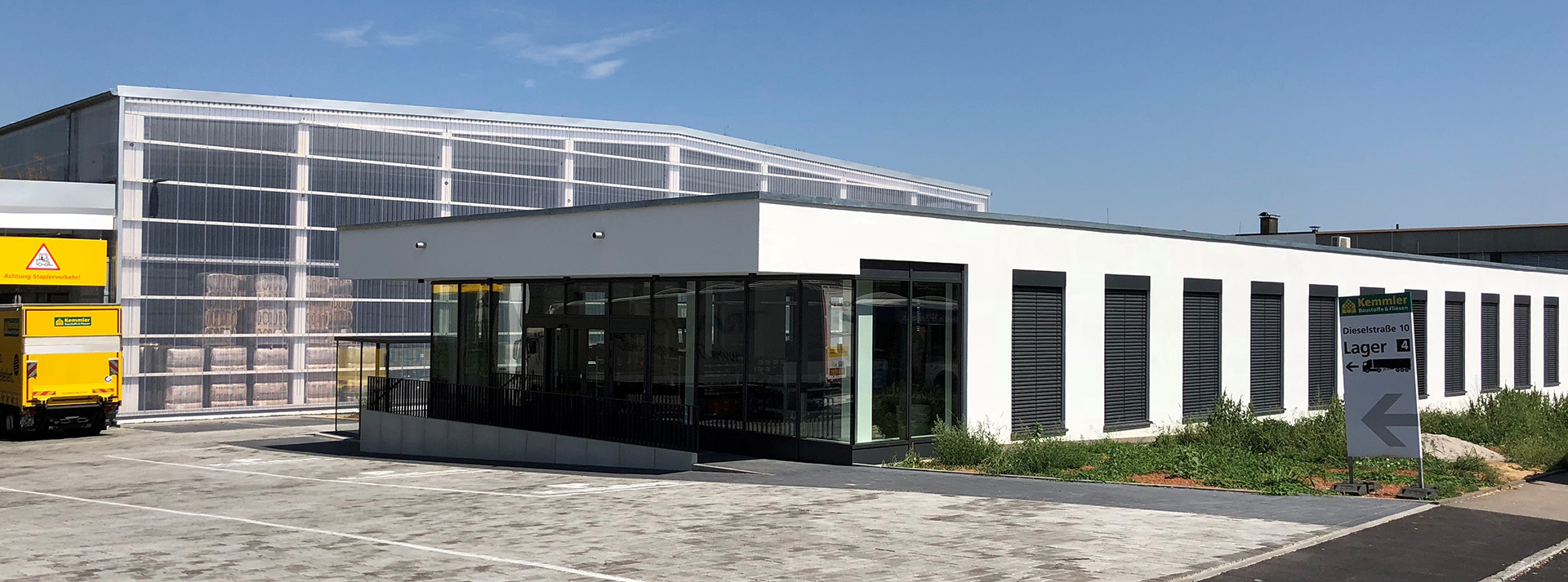 Niederlassung Fellbach-Oeffingen: Kemmler Standorte für kurze Wege, persönliche Beratung und schnelle Abholung – Teil der Kemmler Niederlassungen mit starker Kemmler Logistik.